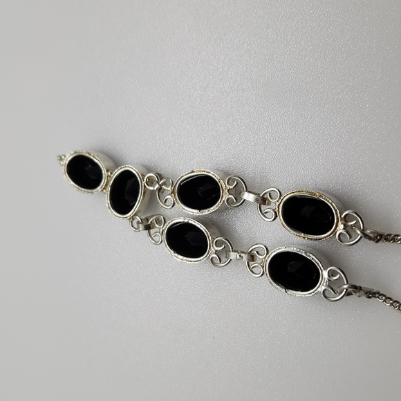 Nwot! Black onyx sterling necklace handmade - Picture 5 of 6
